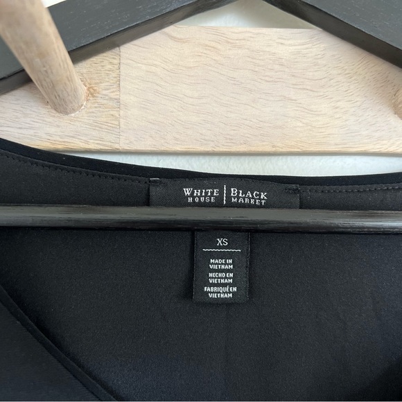 White House Black Market Black Beaded Dress Size XS - Picture 3 of 3